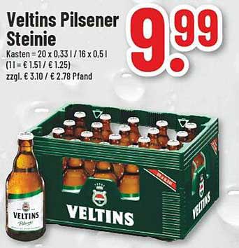 Veltins Pilsener Steinie Kastenangebot