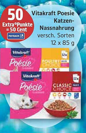 Vitakraft Poesie Katzen-Nassnahrung 12 x 85 g