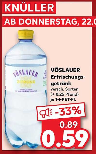 VÖSLAUER Erfrischungsgetränk Zitronen-Varianten