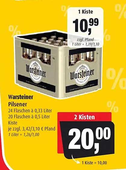 Warsteiner Pilsener Kiste – Perfekt für jede Gelegenheit