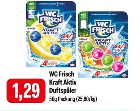 WC Frisch Kraft Aktiv Duftsprüher 50g Packung