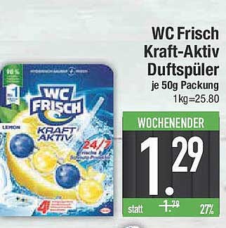 WC Frisch Kraft-Aktiv Duftspüler 50g
