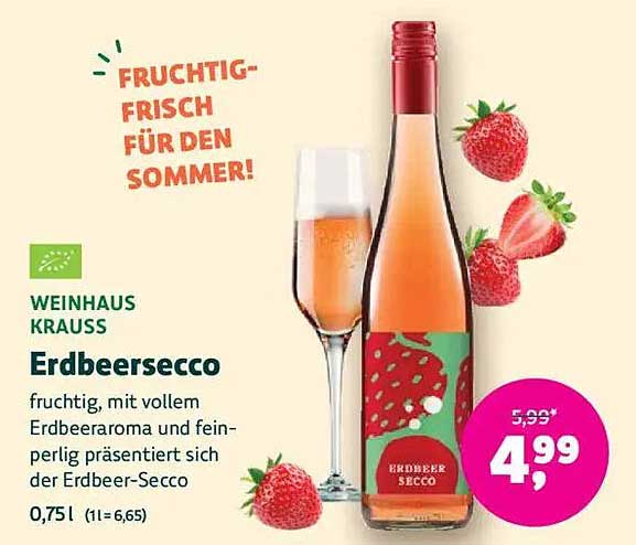 Weinhaus Krauss Erdbeersecco