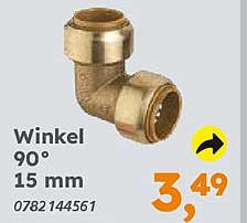 Winkel 90° 15 mm