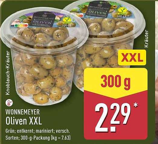WONNEMEYER Oliven XXL - 300 g