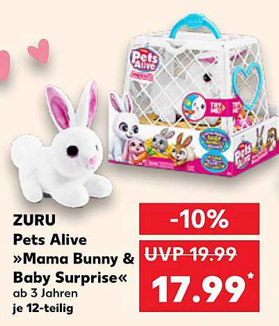 ZURU Pets Alive »Mama Bunny & Baby Surprise«
