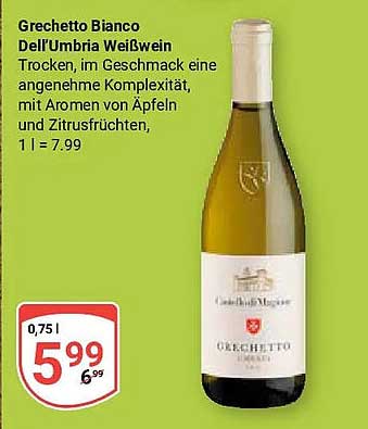 Grechetto Bianco Dell’Umbria Weißwein