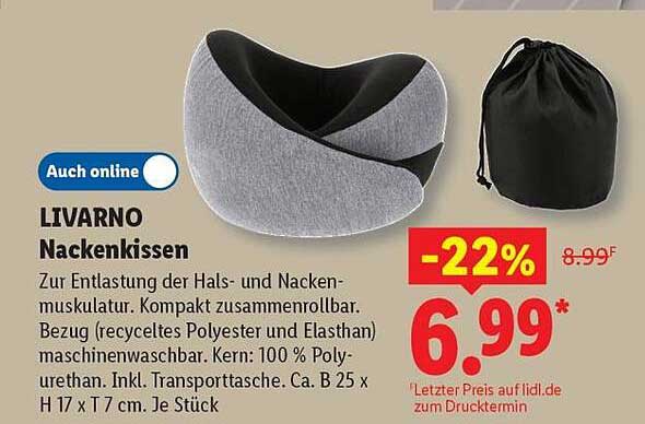 LIVARNO Nackenkissen