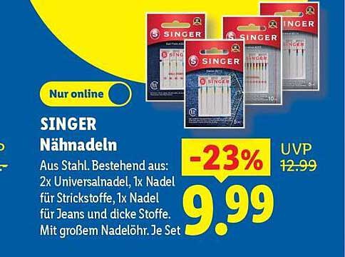 SINGER Nähnadeln