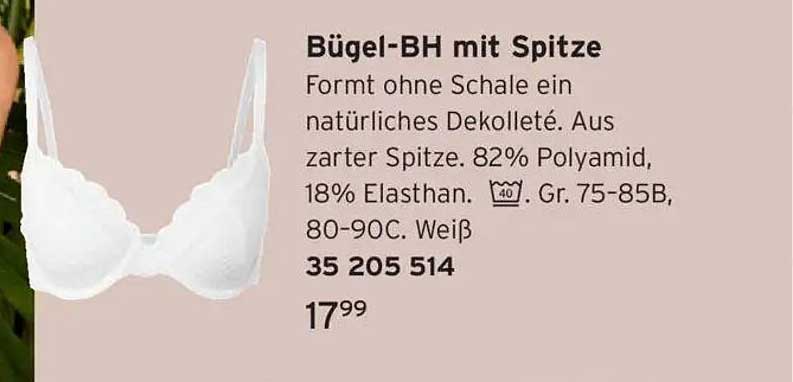 Bügel-BH mit Spitze