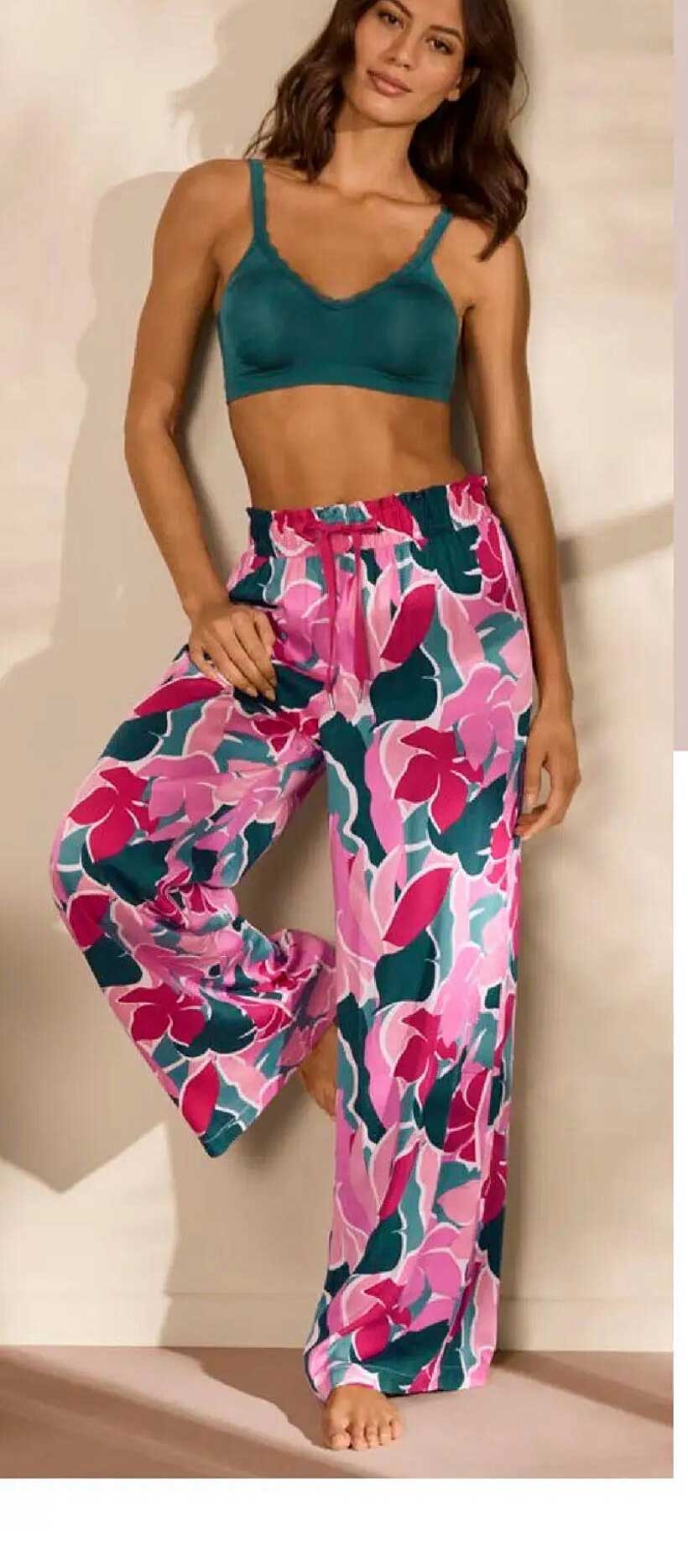Bunte Pyjamahose für entspannte Nächte