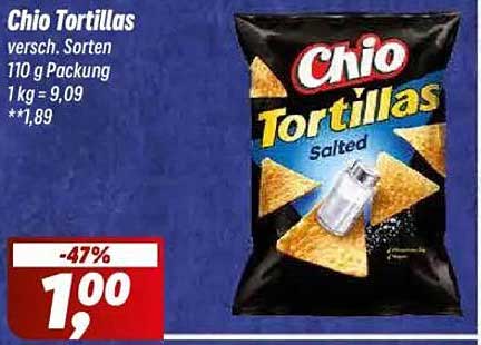 Chio Tortillas 110 g - Salzig
