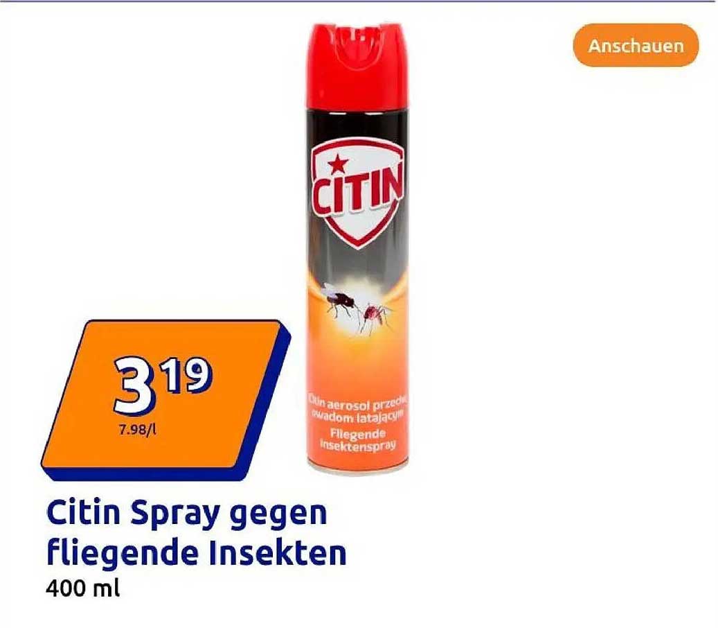 Citin Spray gegen fliegende Insekten 400 ml