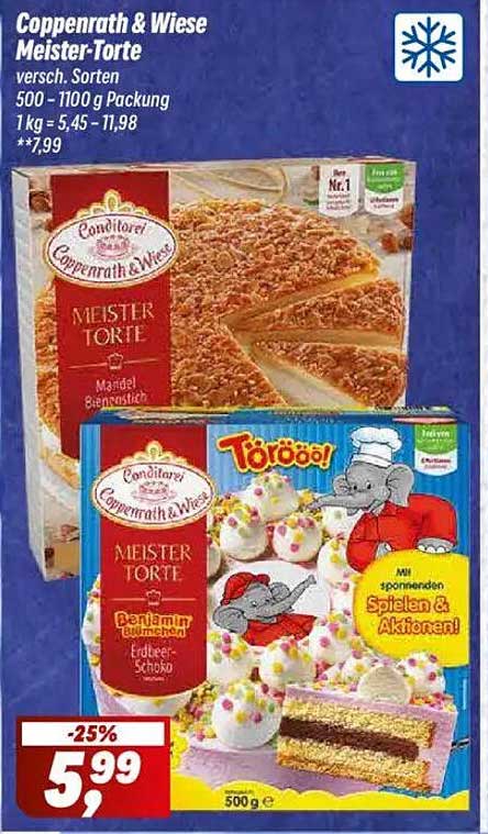 Coppenrath & Wiese Meister-Torte - verschiedene Sorten