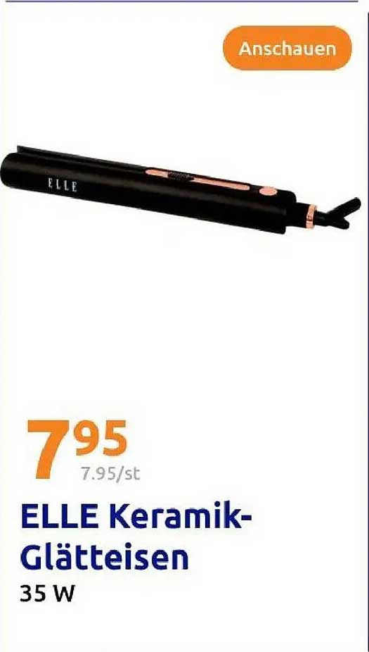 ELLE Keramik-Glätteisen 35 W