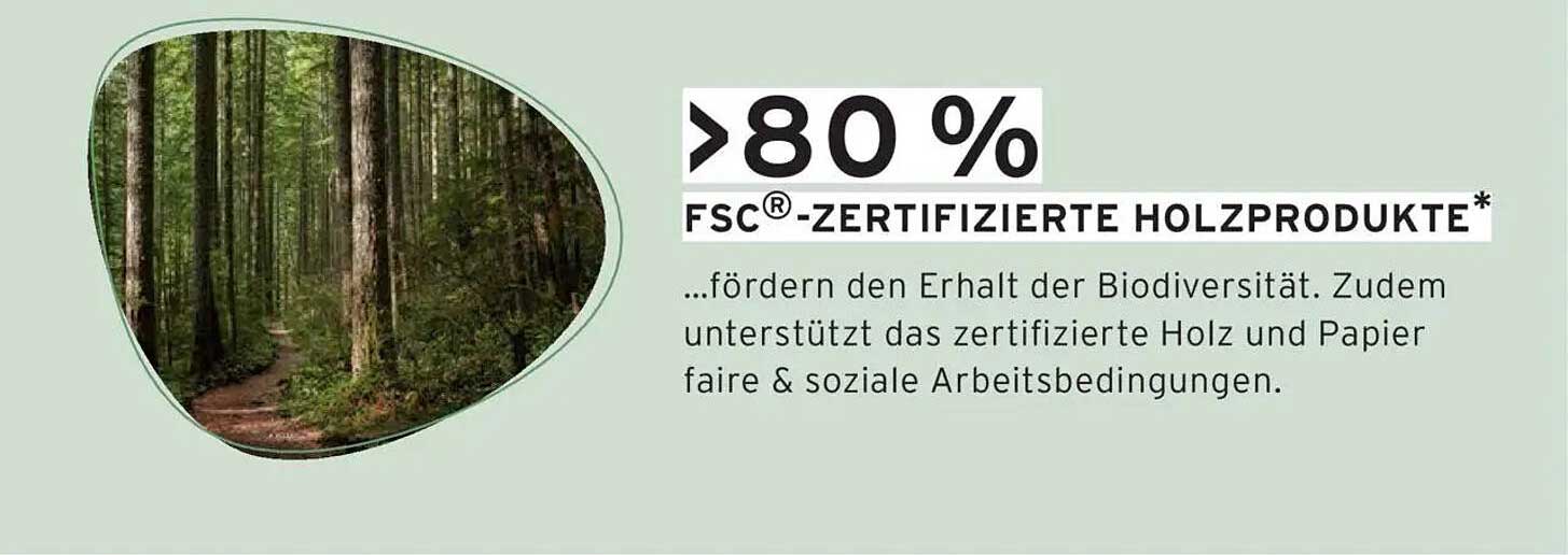 FSC®-zertifizierte Holzprodukte von Tchibo