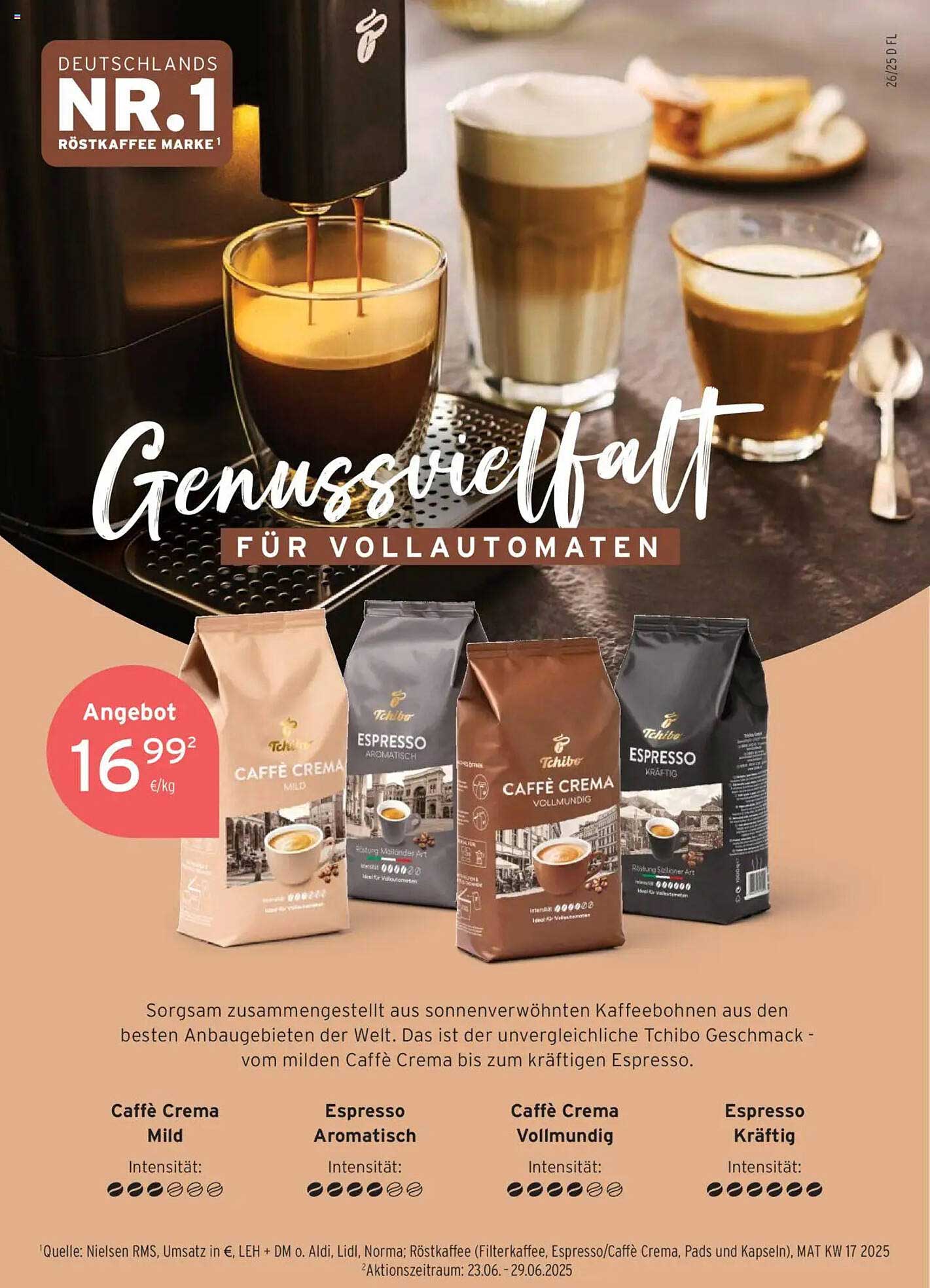 Genussvielfalt für Vollautomaten
