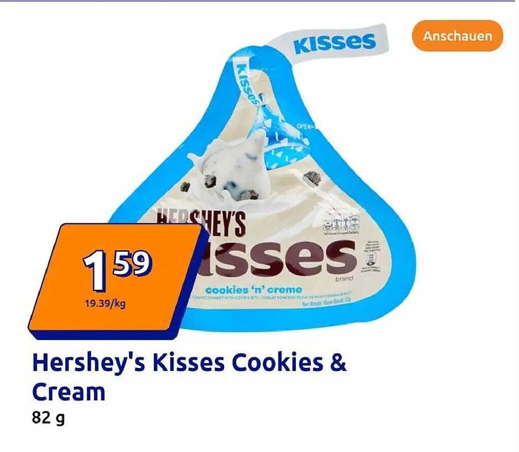 Hershey's Kisses Cookies & Cream 82 g