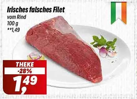 Irisches falsches Filet vom Rind 100 g