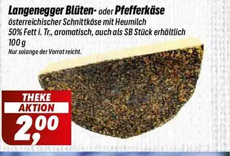 Langenegger Blüten- oder Pfefferkäse