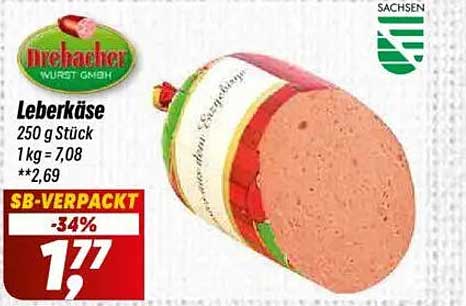Leberkäse 250 g Stück – Jetzt für nur 1,77 €