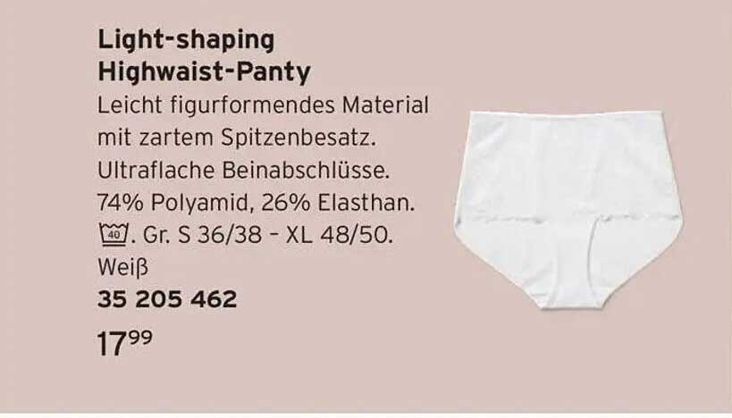 Light-shaping Highwaist-Panty