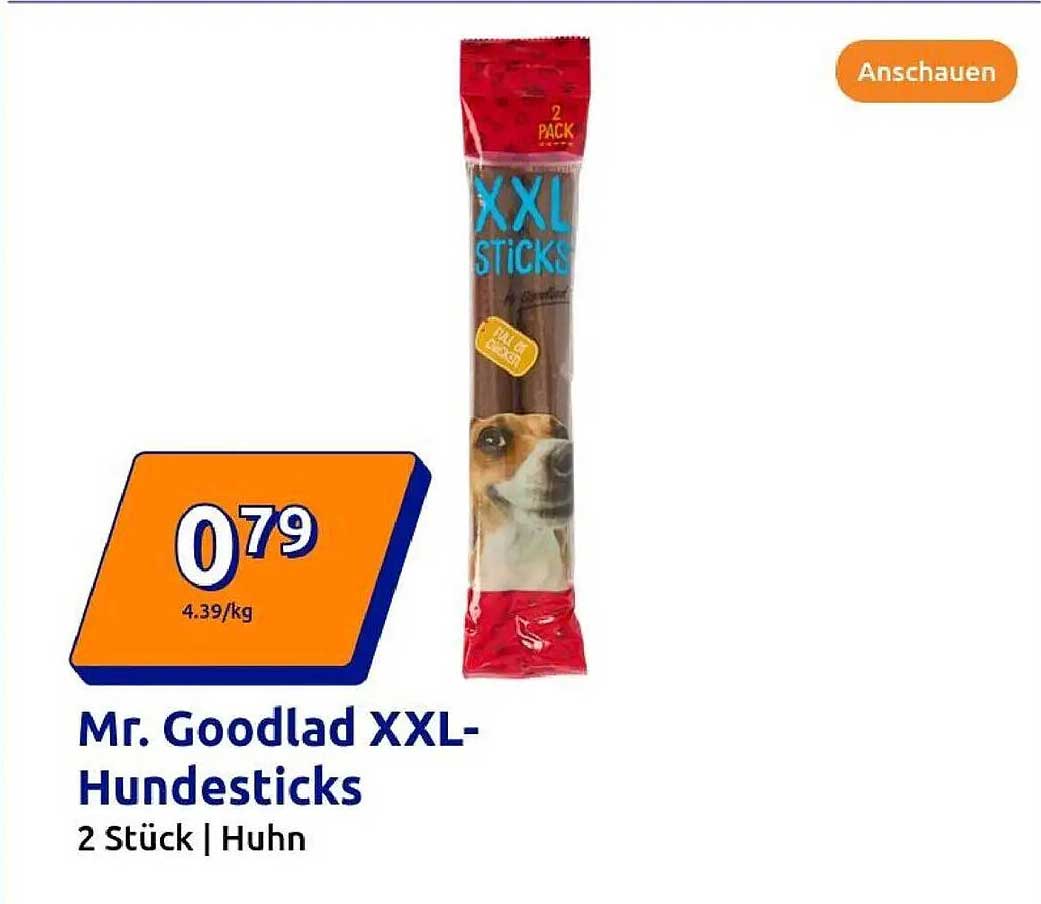 Mr. Goodlad XXL-Hundesticks (2 Stück) - Huhn