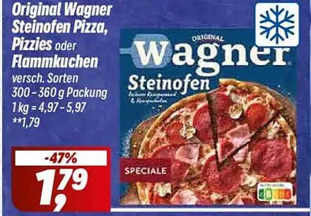 Original Wagner Steinofen Pizza, Pizzies oder Flammkuchen 300-360 g