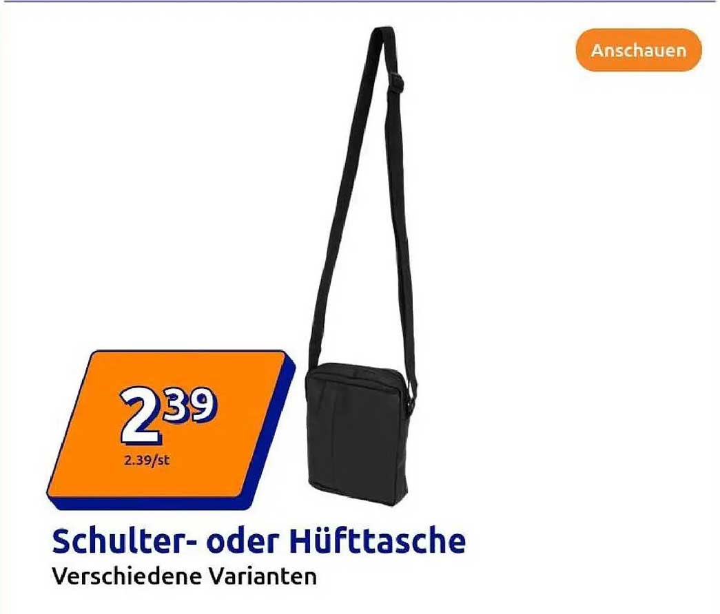 Schulter- oder Hüfttasche - verschiedene Varianten