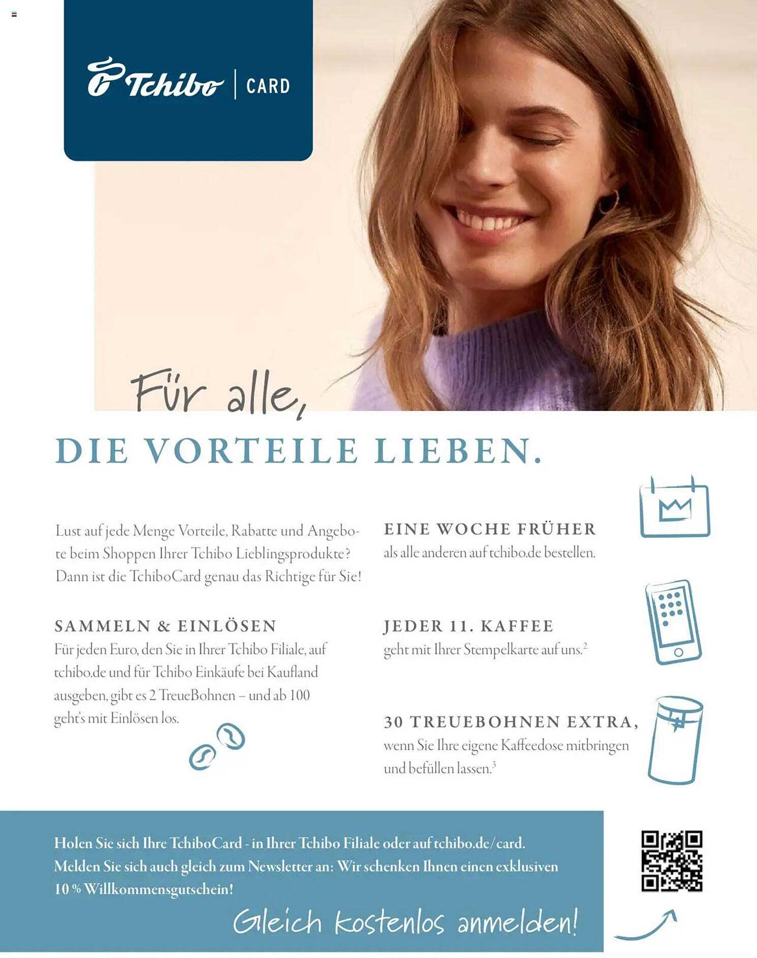 Tchibo Card: Für alle, die Vorteile lieben.
