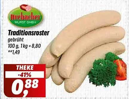 Traditionsroster - gebrüht