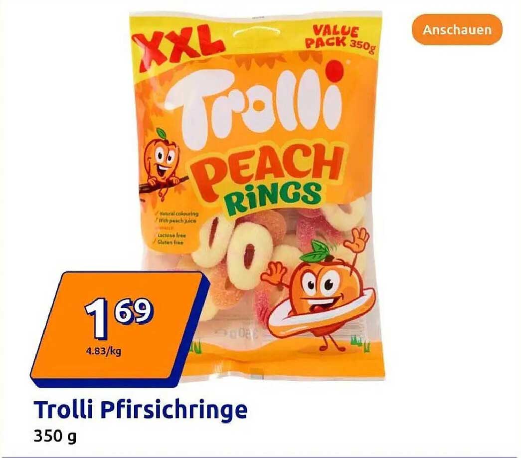 Trolli Pfirsichringe 350 g