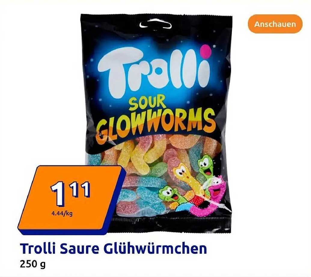 Trolli Saure Glühwürmchen 250 g
