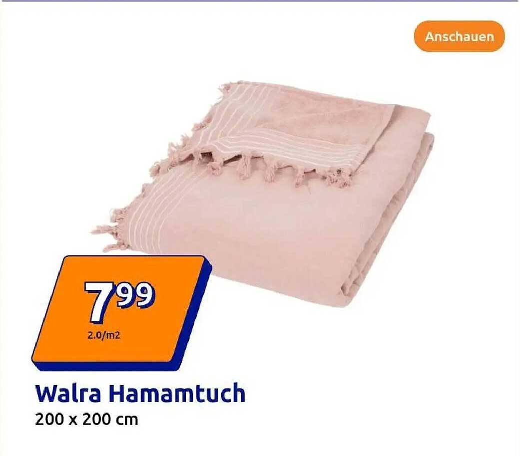 Walra Hamamtuch 200 x 200 cm
