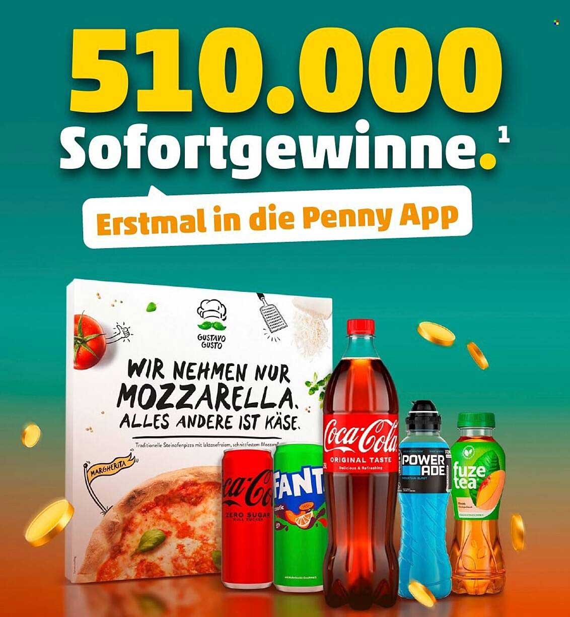 510.000 Sofortgewinne - Erstmal in die Penny APP
