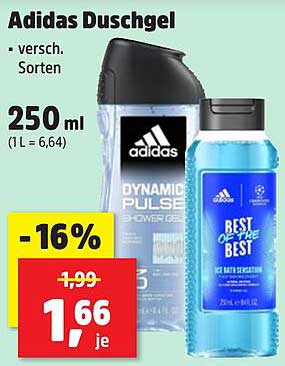 Adidas Duschgel - verschiedene Sorten, 250 ml