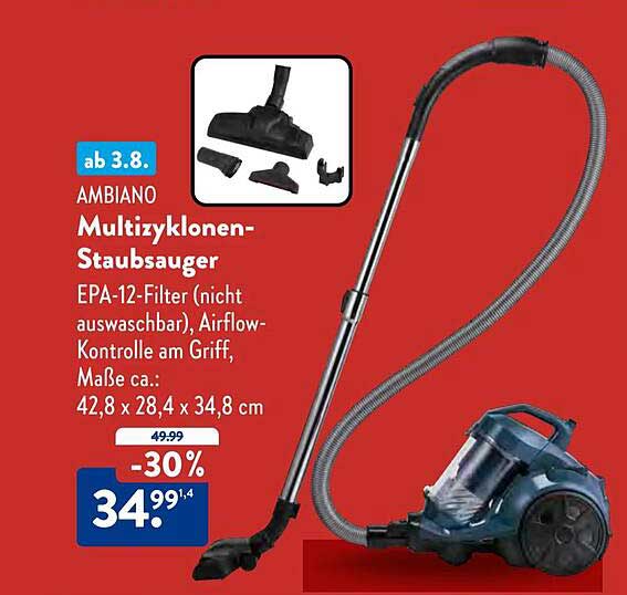AMBIANO Multizyklonen-Staubsauger