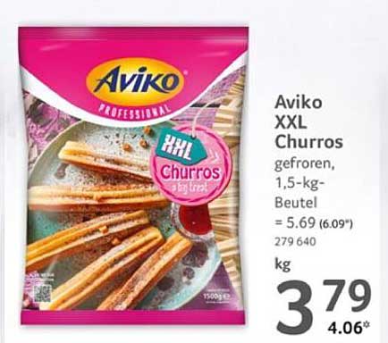 Aviko XXL Churros gefroren, 1,5-kg-Beutel