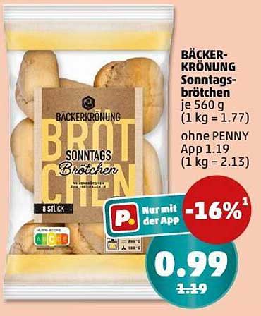 BÄCKER-KRÖNUNG Sonntagsbrötchen