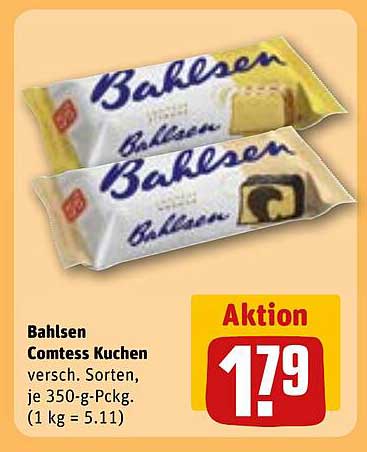 Bahlsen Comtess Kuchen – Verschiedene Sorten, je 350-g-Packung