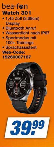 bea-fon Watch 301 – Der perfekte Begleiter für jeden Tag