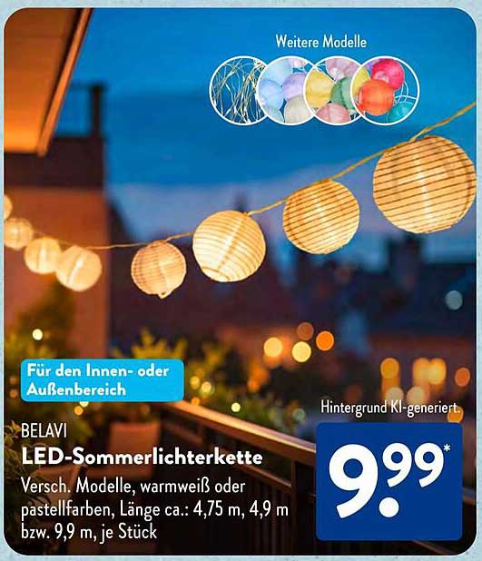 BELAVI LED-Sommerlichterkette
