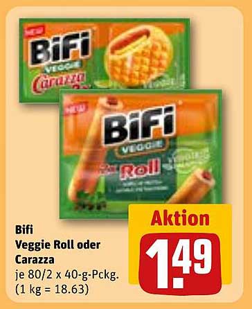 Bifi Veggie Roll oder Carazza