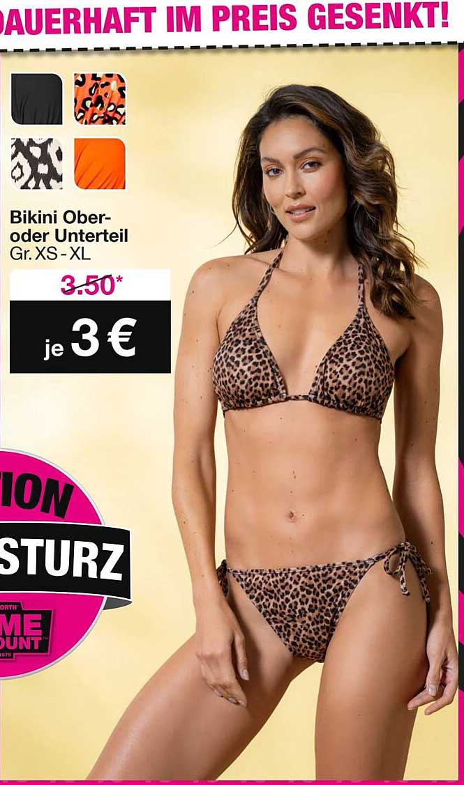 Bikini Ober- oder Unterteil Gr. XS - XL