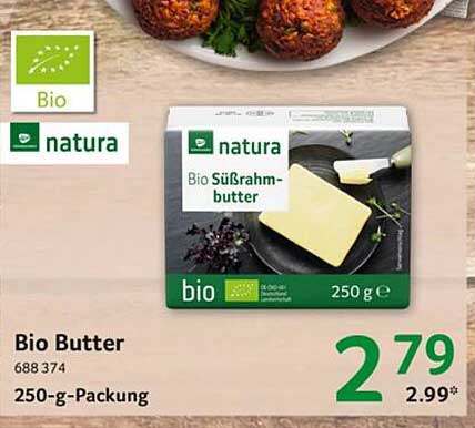 Bio Butter 250 g Packung