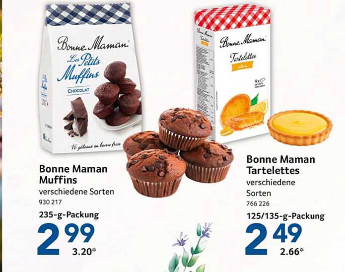 Bonne Maman Muffins und Tartelettes - verschiedene Sorten