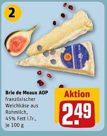 Brie de Meaux AOP französischer Weichkäse aus Rohmilch