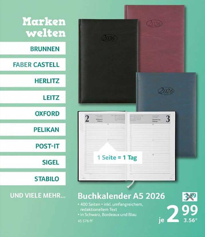Buchkalender A5 2026