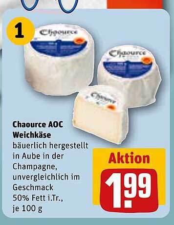 Chaource AOC Weichkäse - Aktionspreis nur 1,99 €!