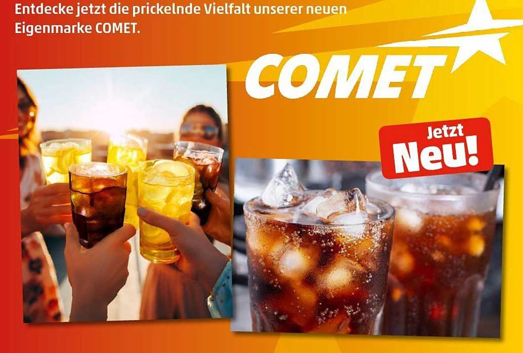 COMET Erfrischungsgetränke – Jetzt Neu!